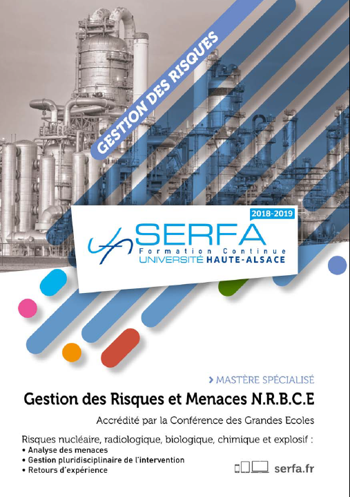 Master spécialisé NRBCE du SERFA de Mulhouse