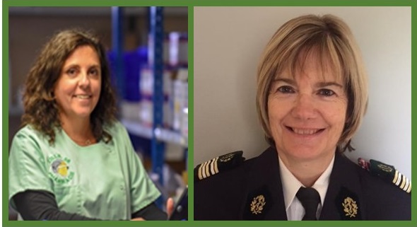  Mireille DOUCET, Préparatrice, et Roselyne STEVE, PSPP au SDIS 06